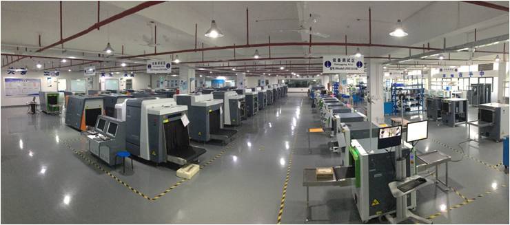 日聯(lián)科技安檢機(jī)生產(chǎn)車間一角 日聯(lián)科技安檢機(jī)生產(chǎn)車間一角